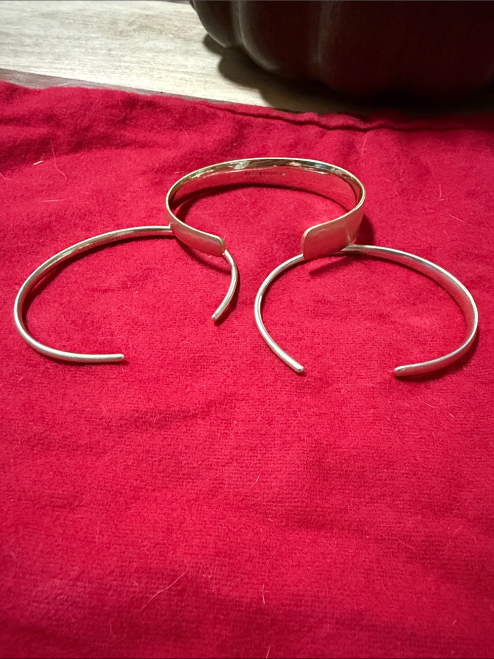 Kendra Scott Tiana Hammered Gold Cuff Bracelet Set of 3